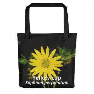 Yellow-cup (Silphium perfoliatum) tote bag